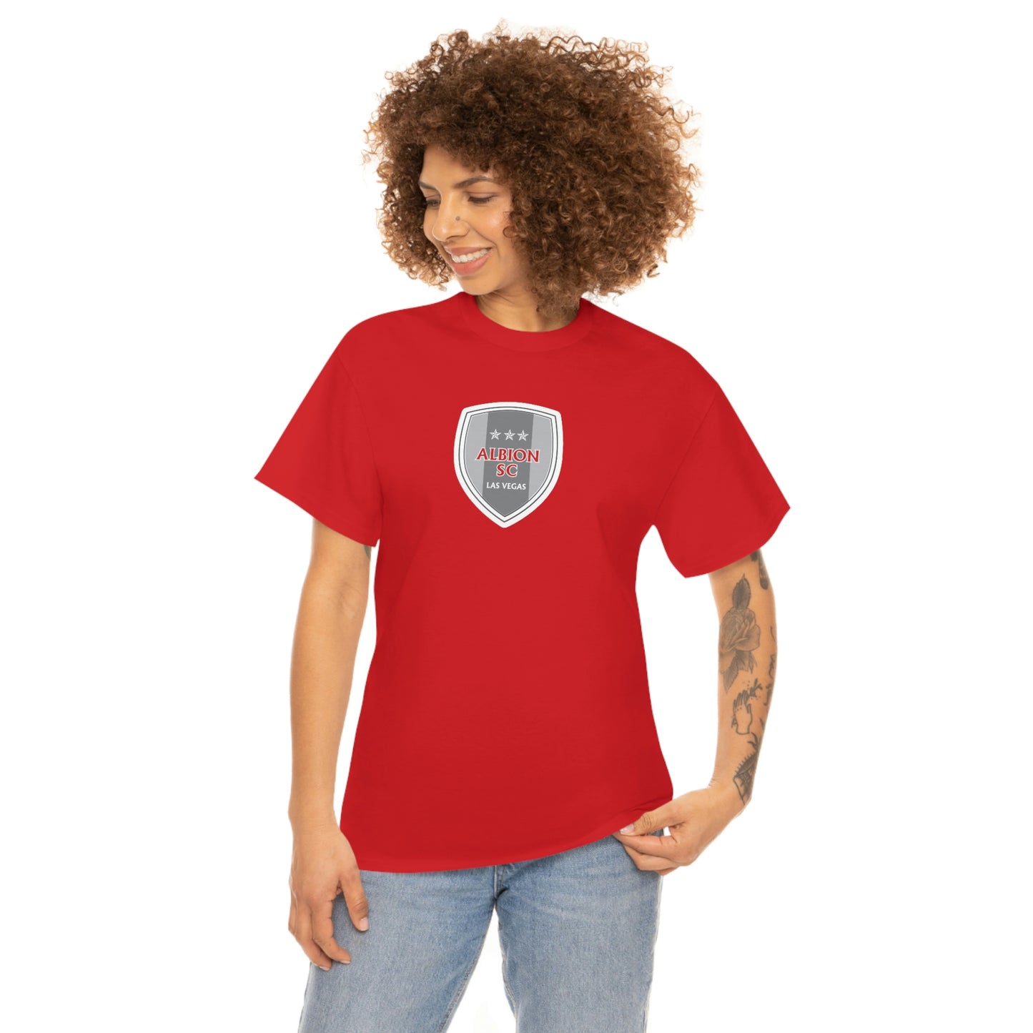 Albion LV Shield Md- Unisex Heavy Cotton Tee (ALB-LV-21-012U)