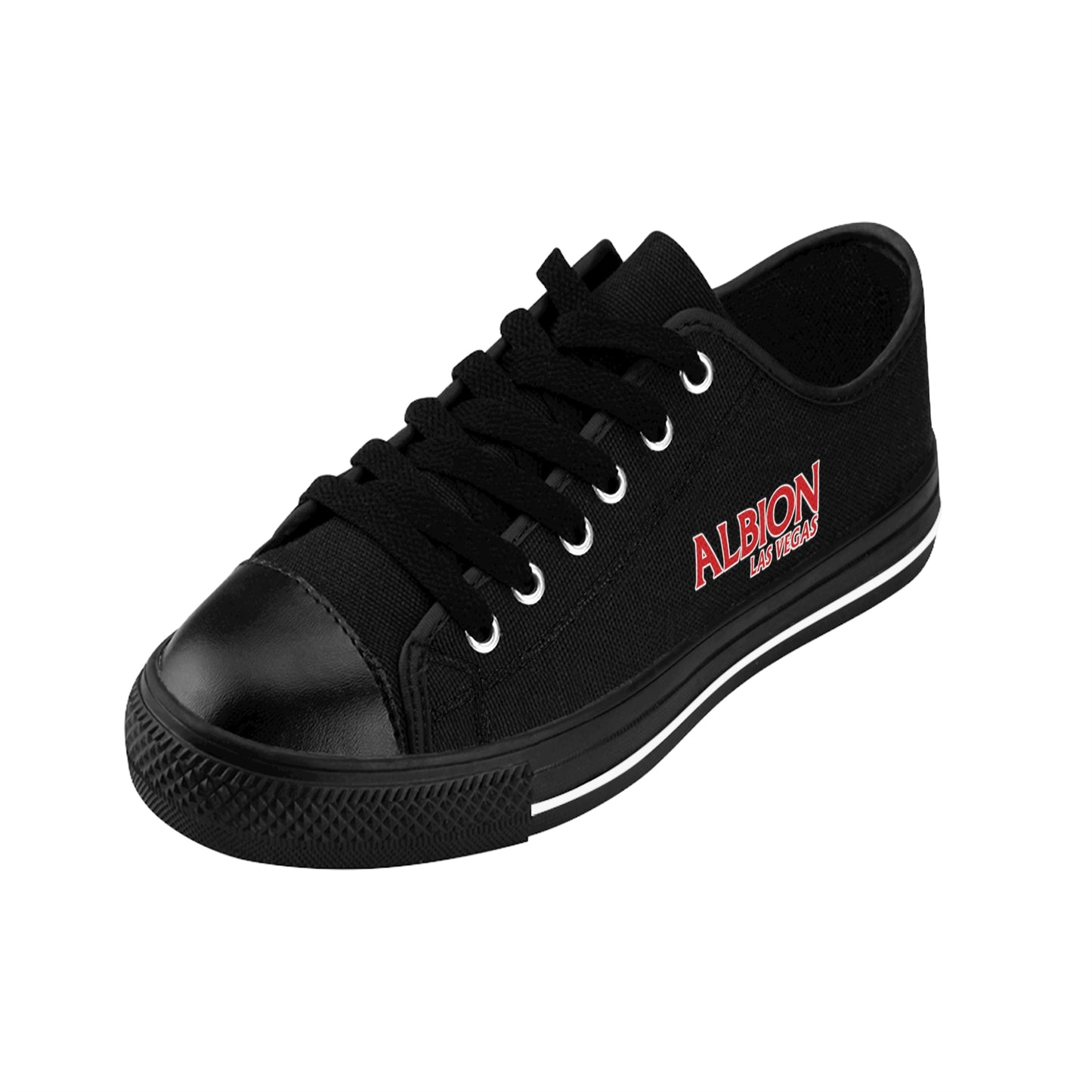 Albion LV Logo- Men's Sneakers- Black (ALB-LV-42-131M)