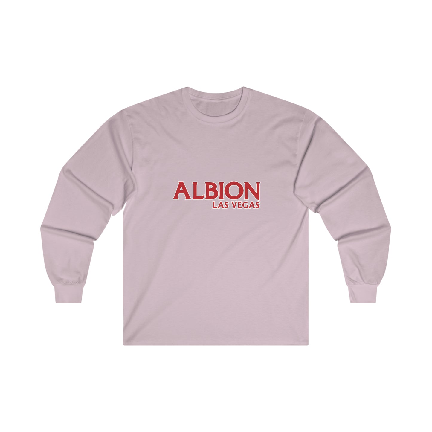Albion LV Text Lg Front- Ultra Cotton Long Sleeve Tee (ALB-LV-21-223U)