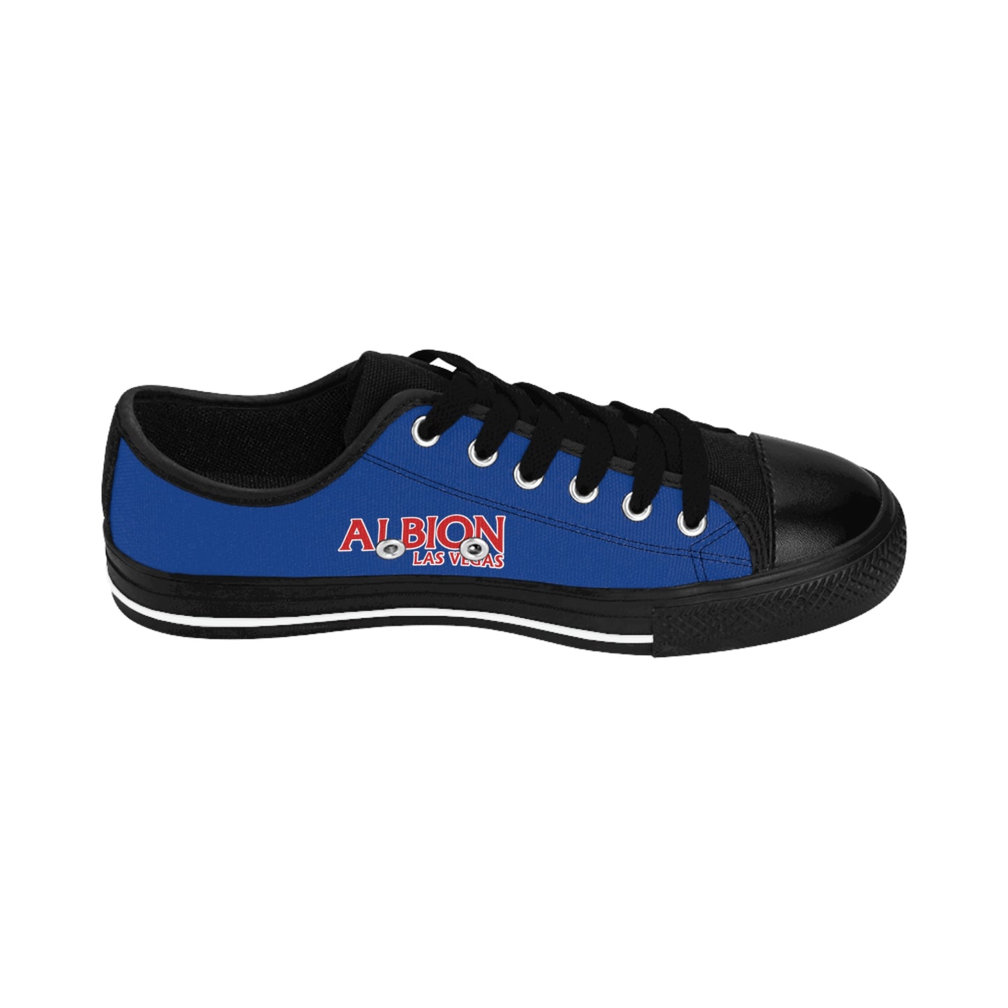 Albion LV Logo- Men's Sneakers- Dark Blue and Black (ALB-LV-42-135M)