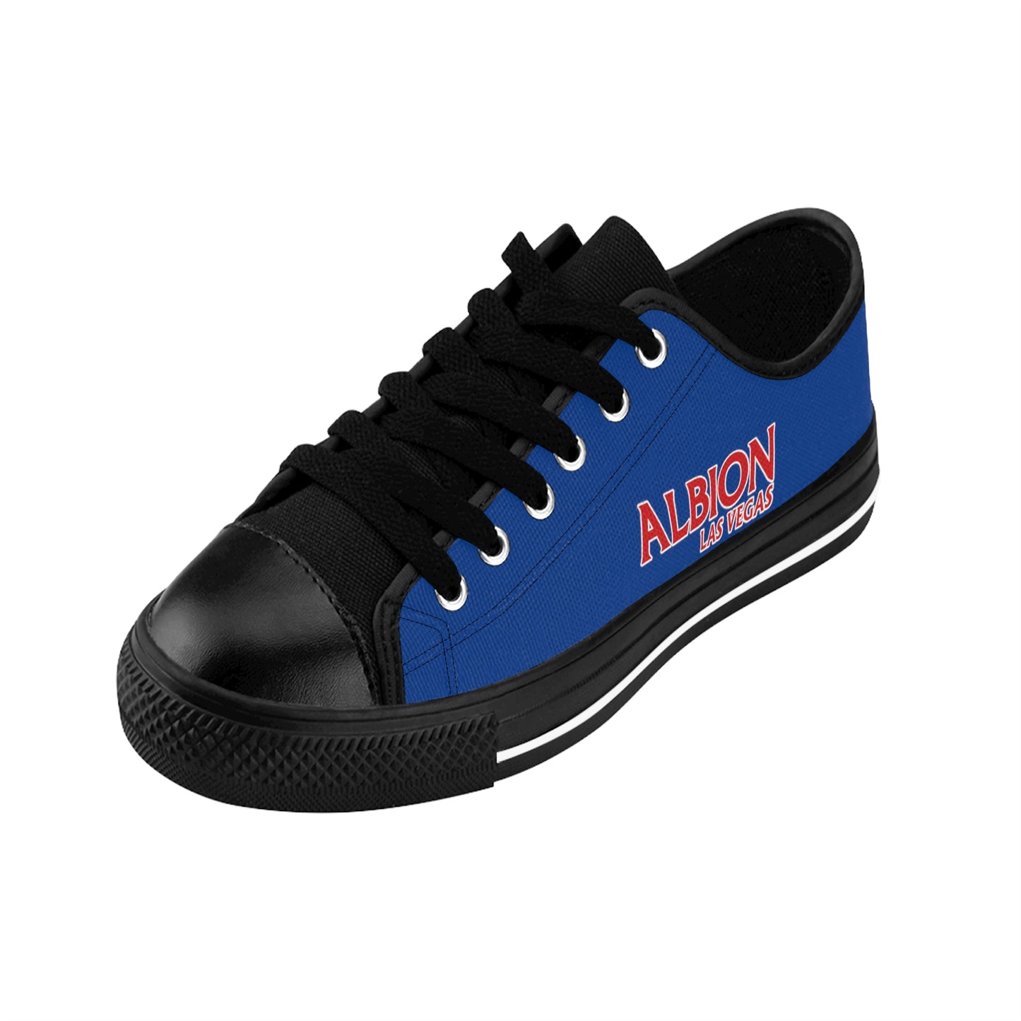 Albion LV Logo- Women's Sneakers- Dark Blue and Black (ALB-LV-42-215W)