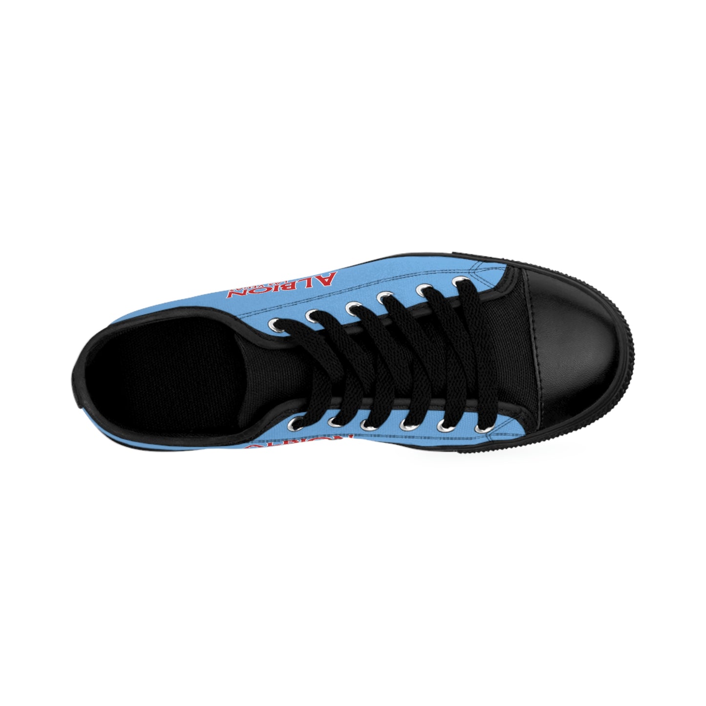 Albion LV Logo- Men's Sneakers- Light Blue and Black (ALB-LV-42-134M)