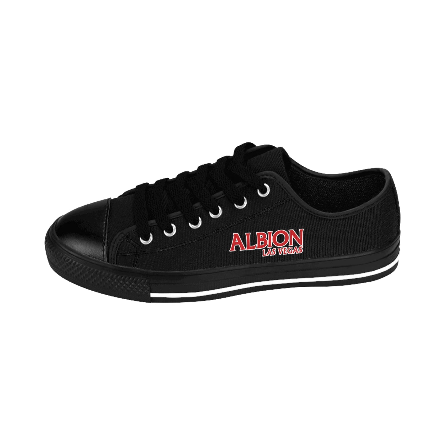 Albion LV Logo- Men's Sneakers- Black (ALB-LV-42-131M)