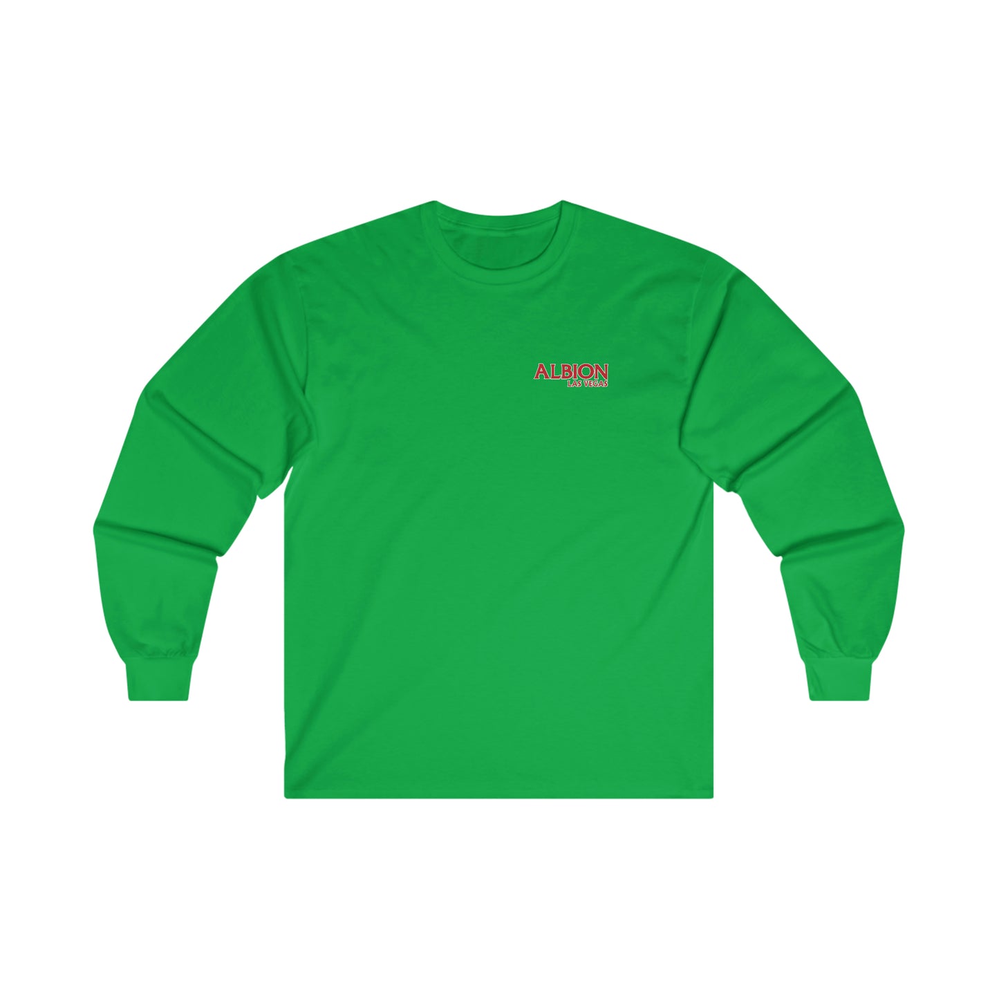 Albion LV Logo Sm Front- Ultra Cotton Long Sleeve Tee (ALB-LV-21-221U)