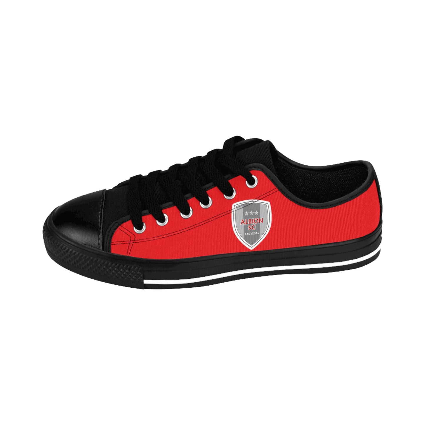 Albion LV Shield- Women's Sneakers- Red and Black (ALB-LV-42-203W)