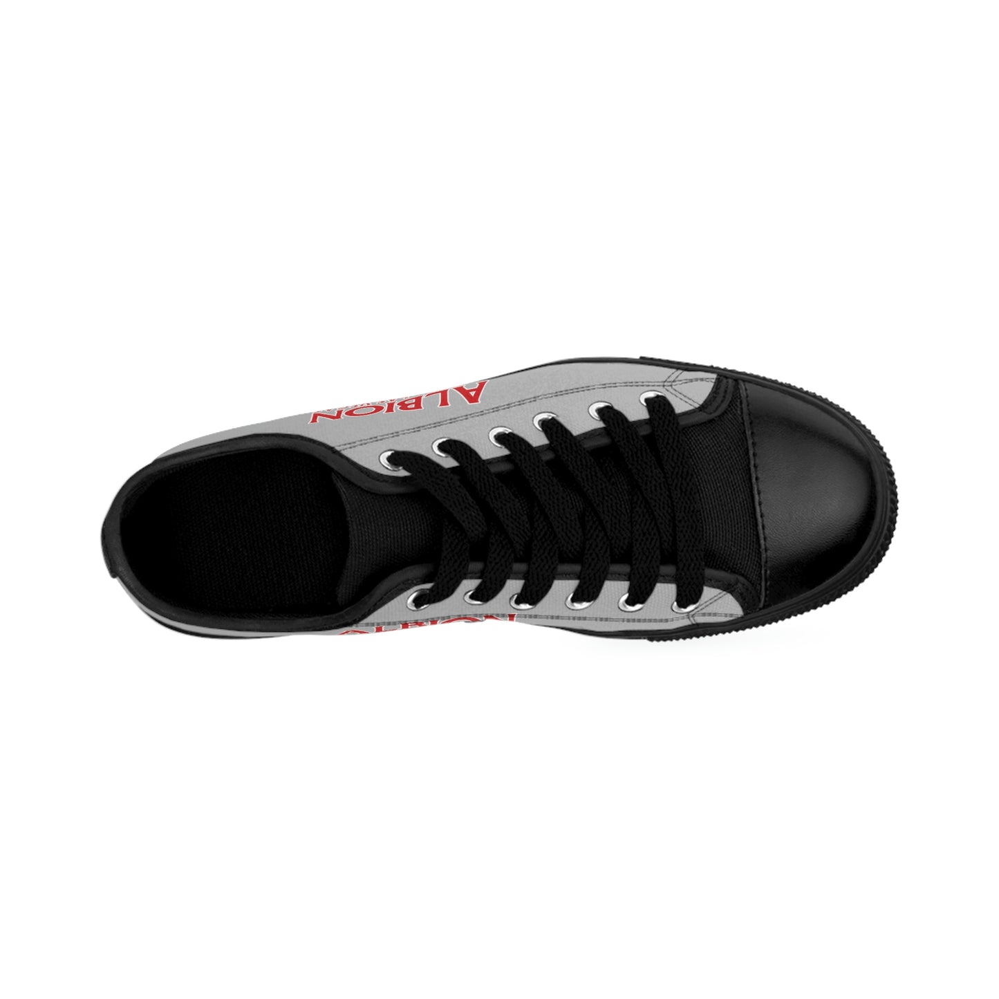 Albion LV Logo- Women's Sneakers- Light Grey and Black (ALB-LV-42-212W)