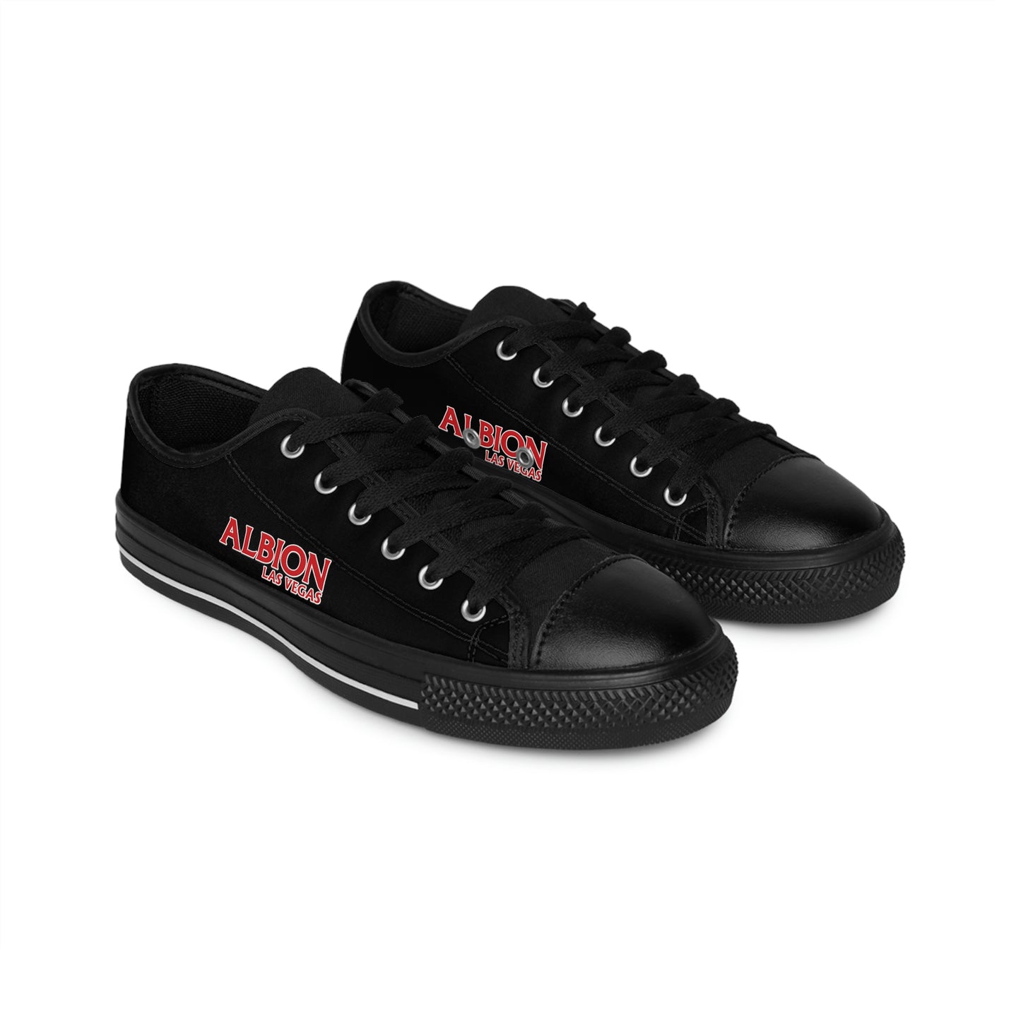 Albion LV Logo- Men's Sneakers- Black (ALB-LV-42-131M)