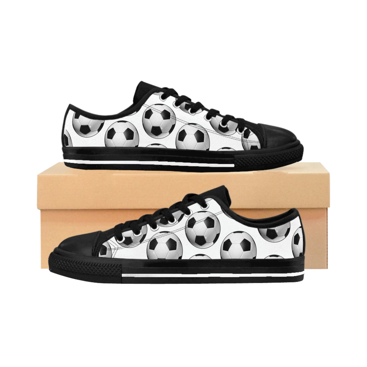 Soccer ball print- Men's Sneakers (ST-NCP-42-100M)