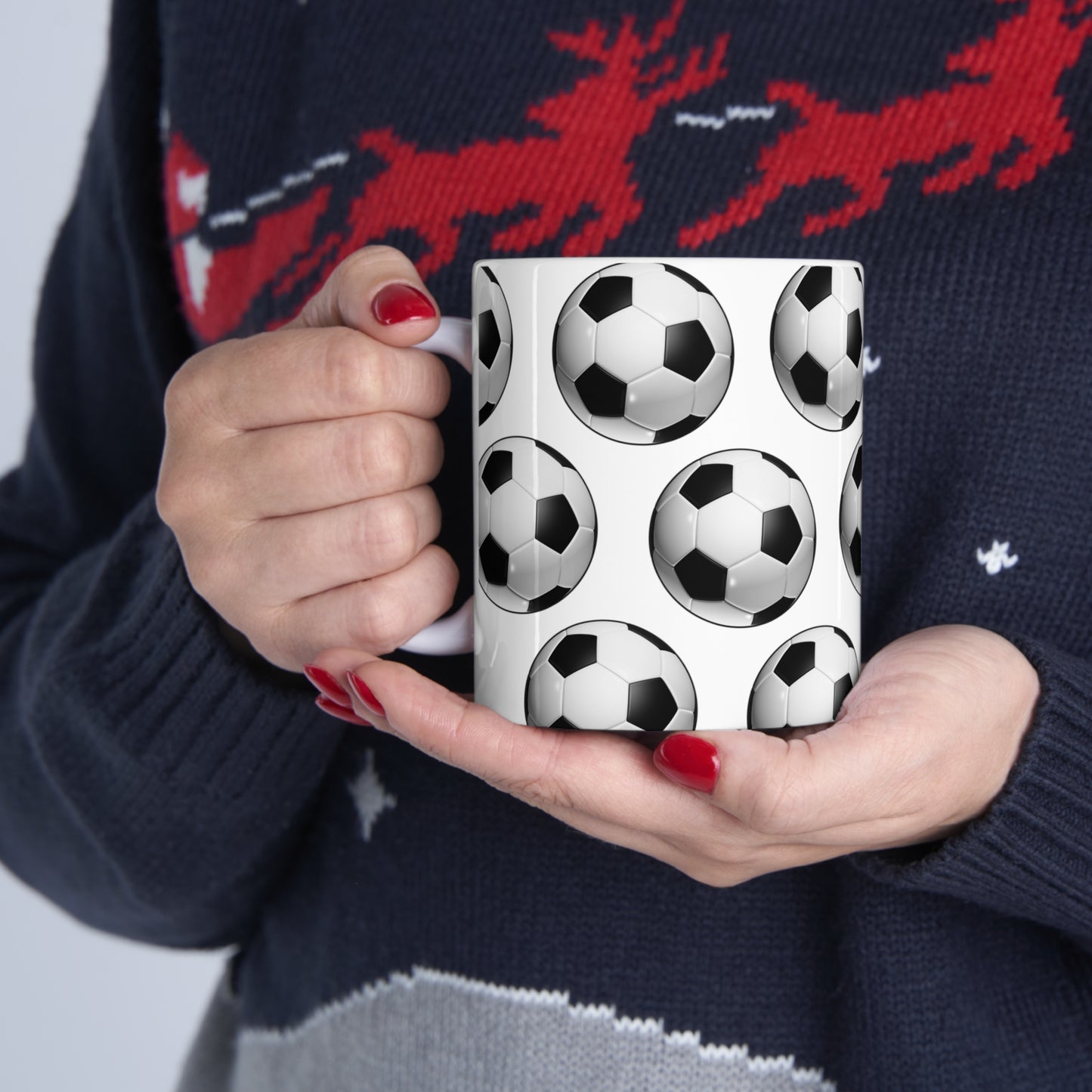 Soccer ball print- Ceramic Mug 11oz (ST-NCP-82-150A)