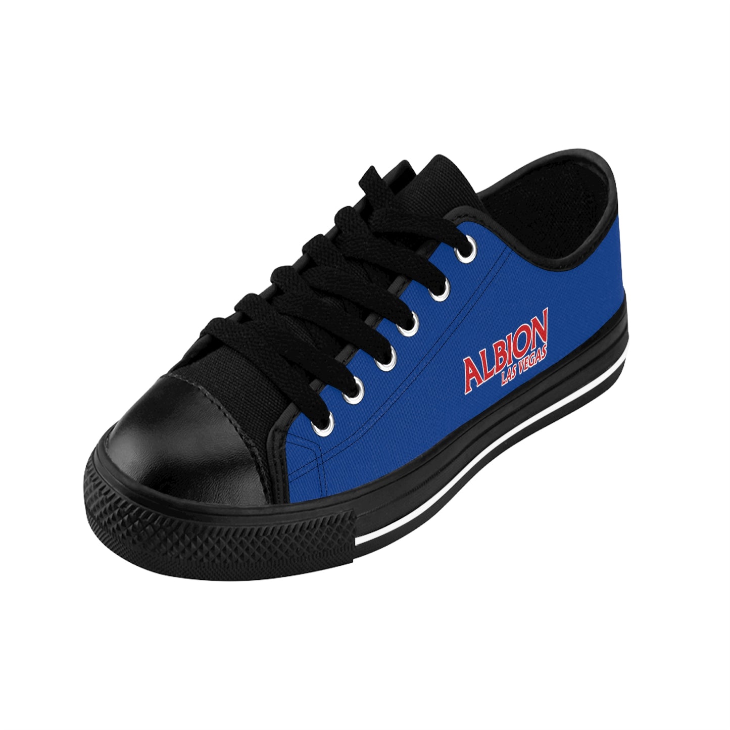 Albion LV Logo- Men's Sneakers- Dark Blue and Black (ALB-LV-42-135M)