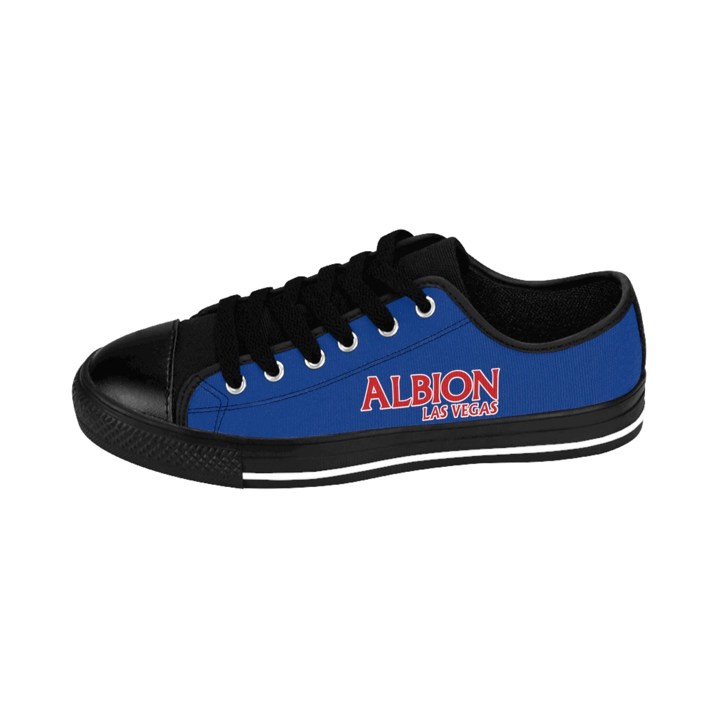 Albion LV Logo- Women's Sneakers- Dark Blue and Black (ALB-LV-42-215W)