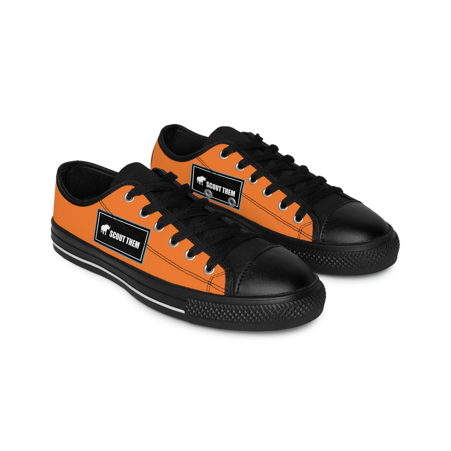 ScoutThem Shield blue border- Women's Sneakers- Crusta and Black (ST-FGS-42-212W)