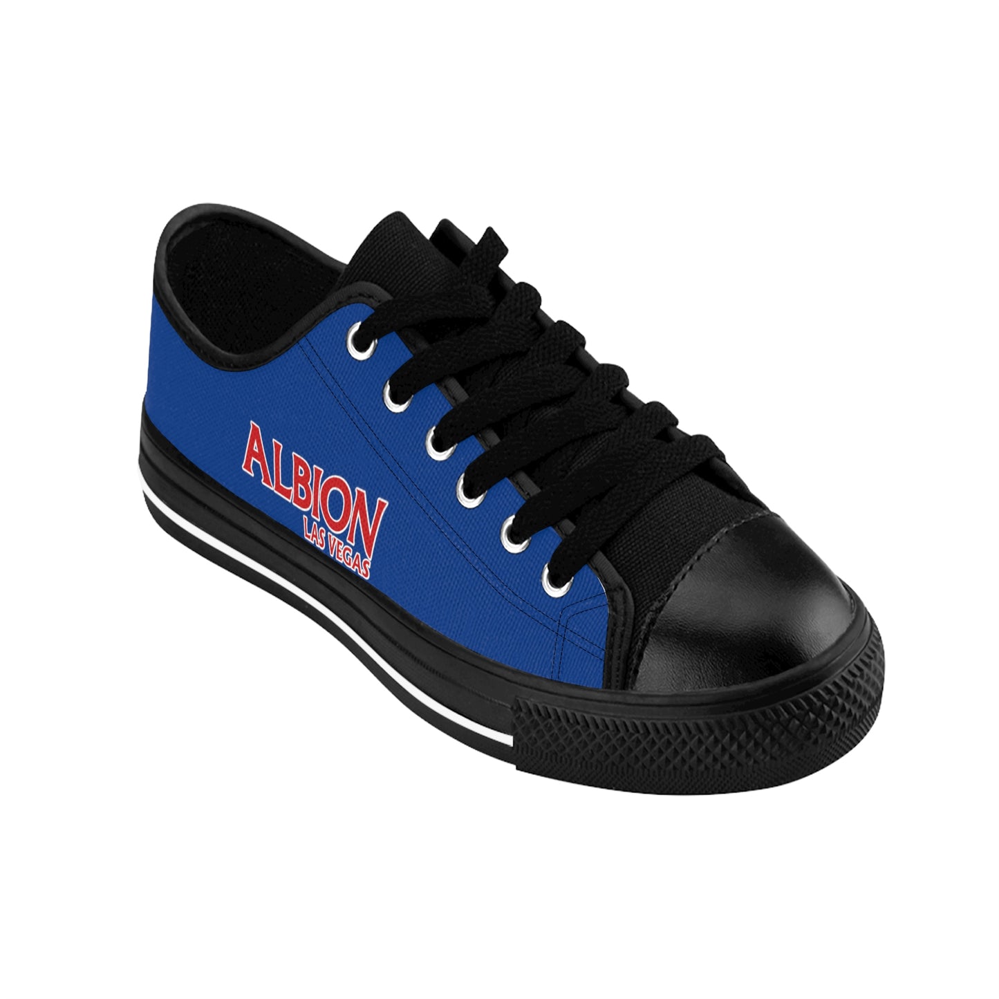 Albion LV Logo- Women's Sneakers- Dark Blue and Black (ALB-LV-42-215W)