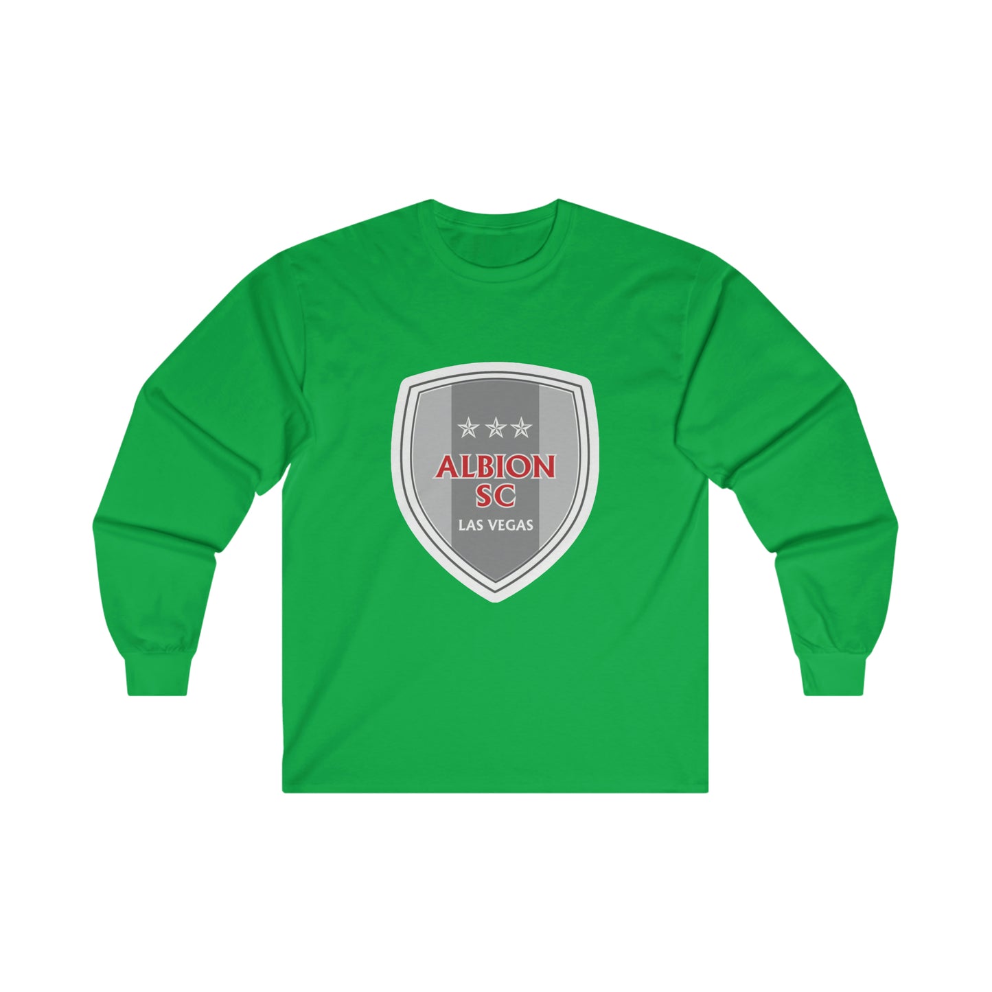 Albion LV Shield Lg Front- Ultra Cotton Long Sleeve Tee (ALB-LV-21-213U)