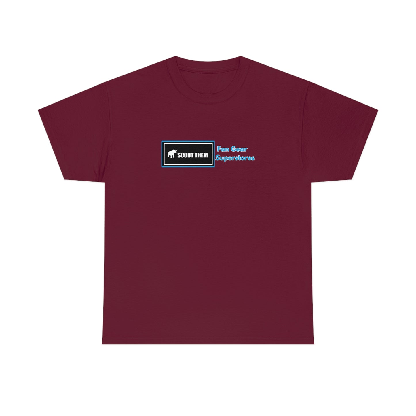 ScoutThem FGS Shield- Various Red colors- Unisex Heavy Cotton Tee (ST-FGS-21-007U)