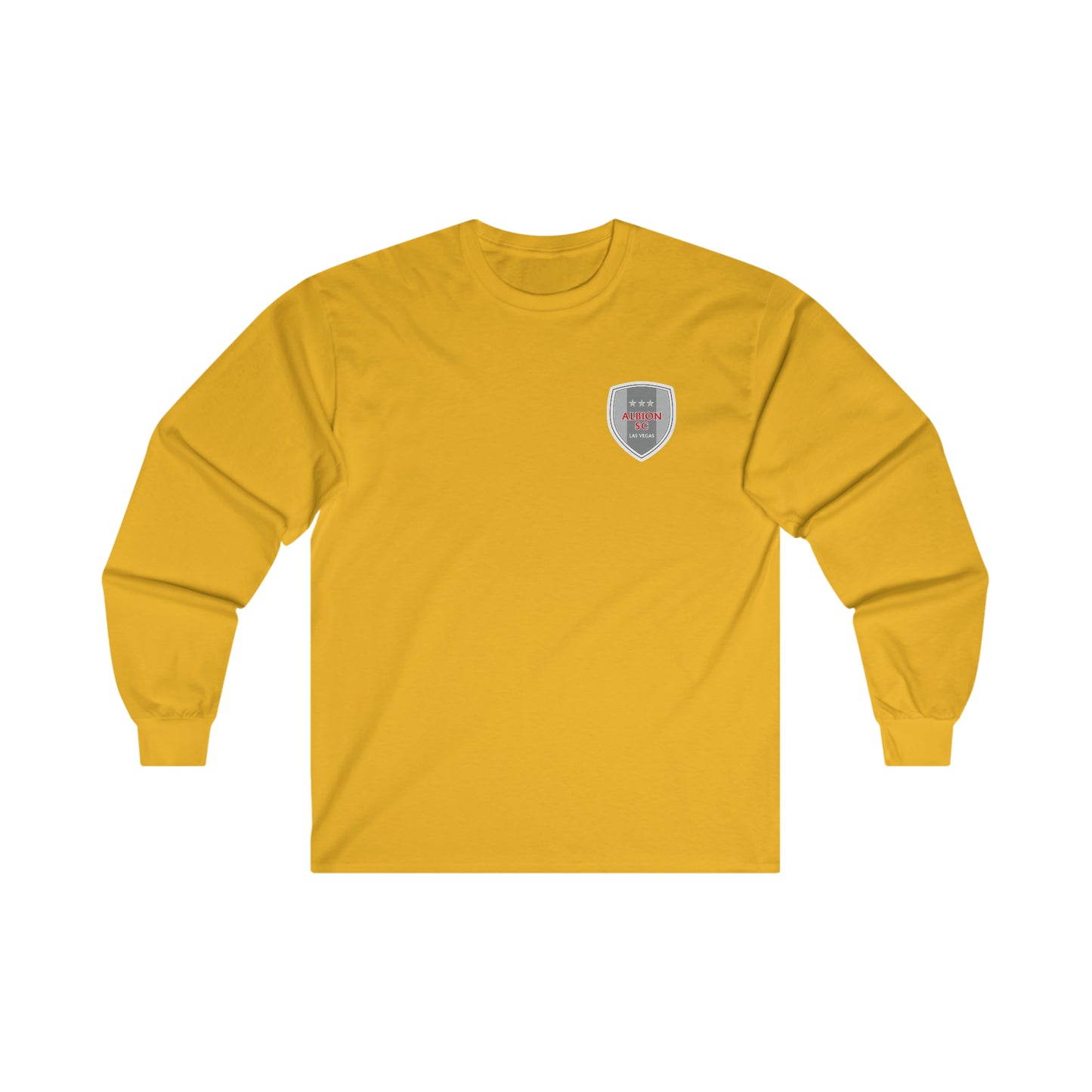 Albion LV Shield Sm Front- Ultra Cotton Long Sleeve Tee (ALB-LV-21-211U)
