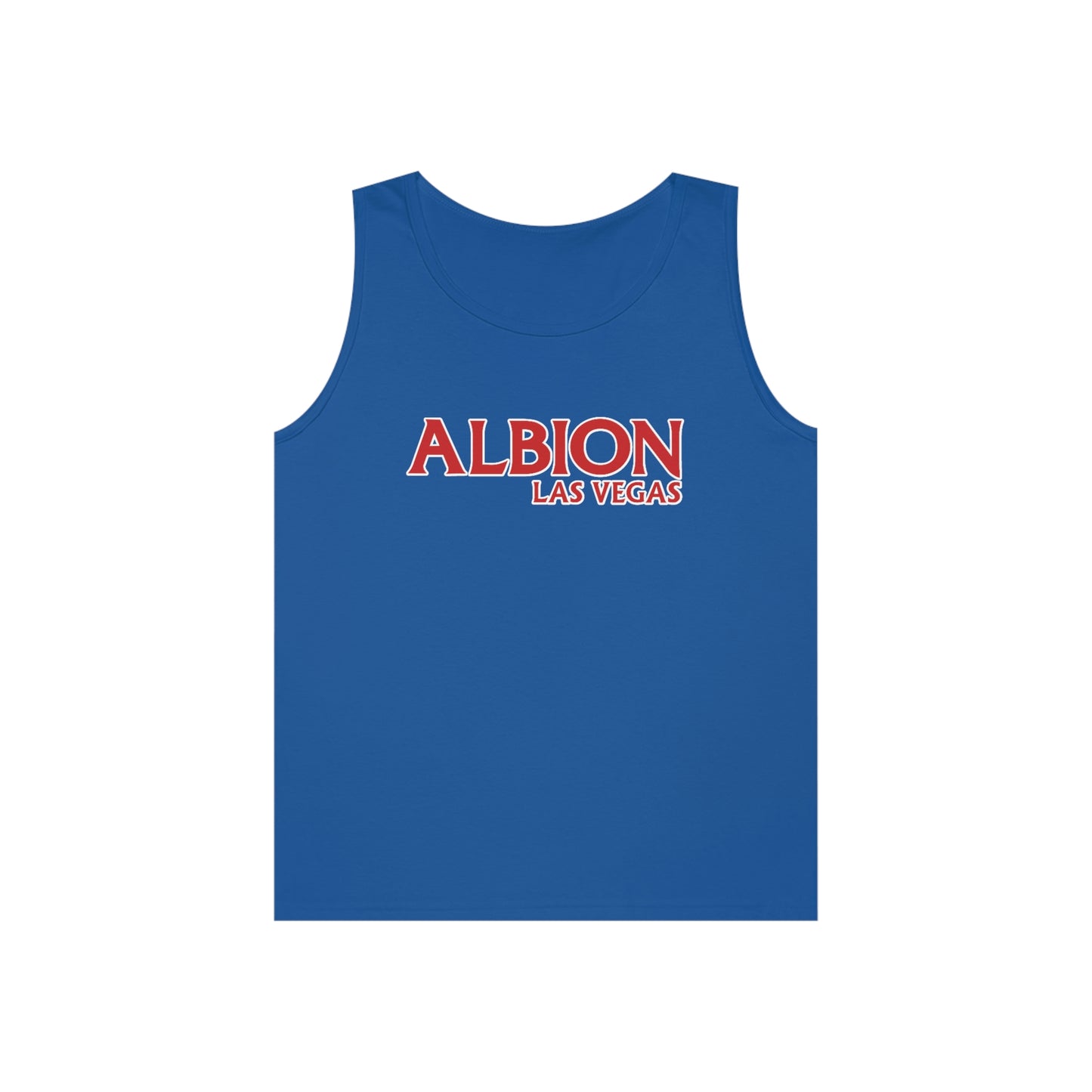 Albion LV Logo Lg- Unisex Heavy Cotton Tank Top (ALB-LV-21-315U)