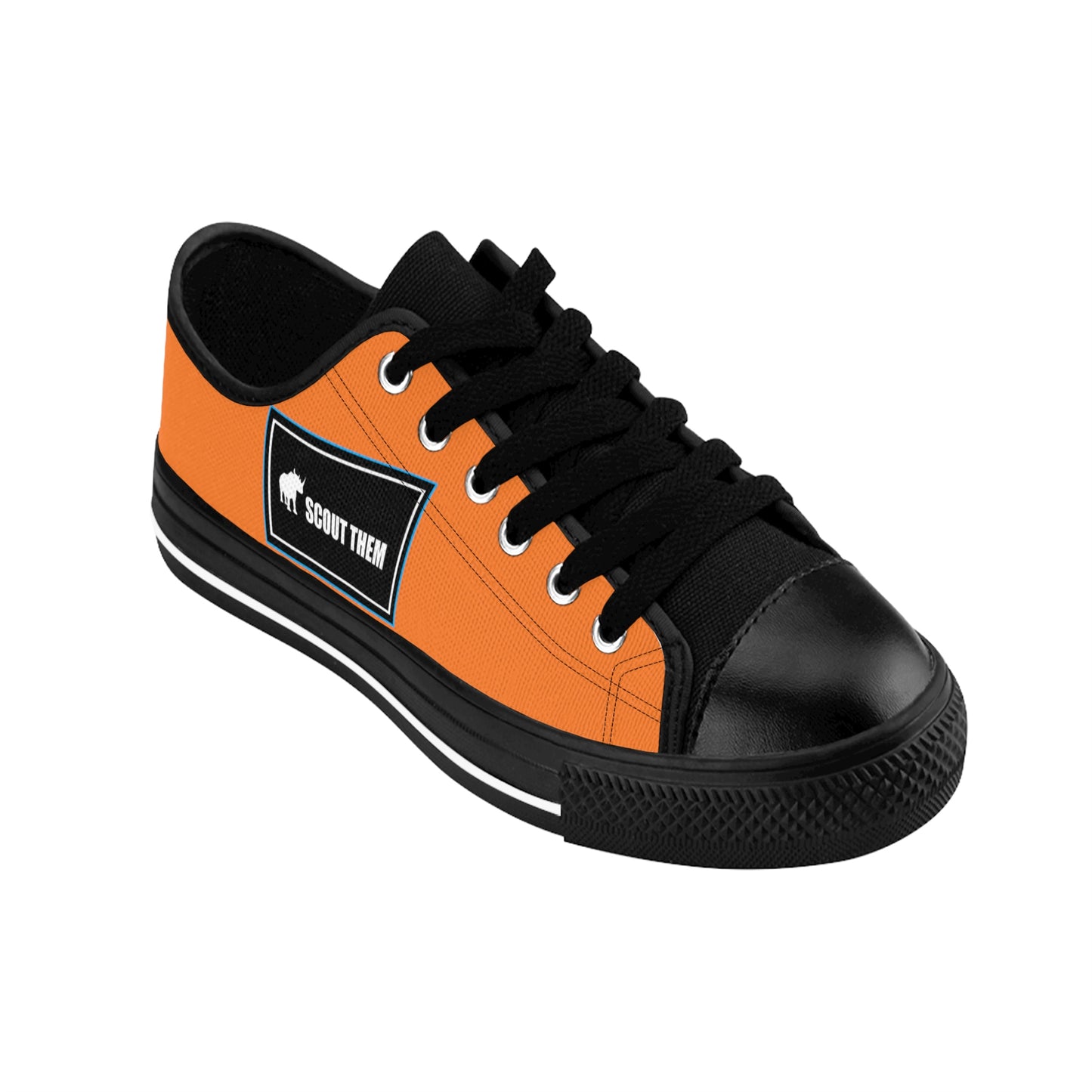 ScoutThem Shield blue border- Women's Sneakers- Crusta and Black (ST-FGS-42-212W)