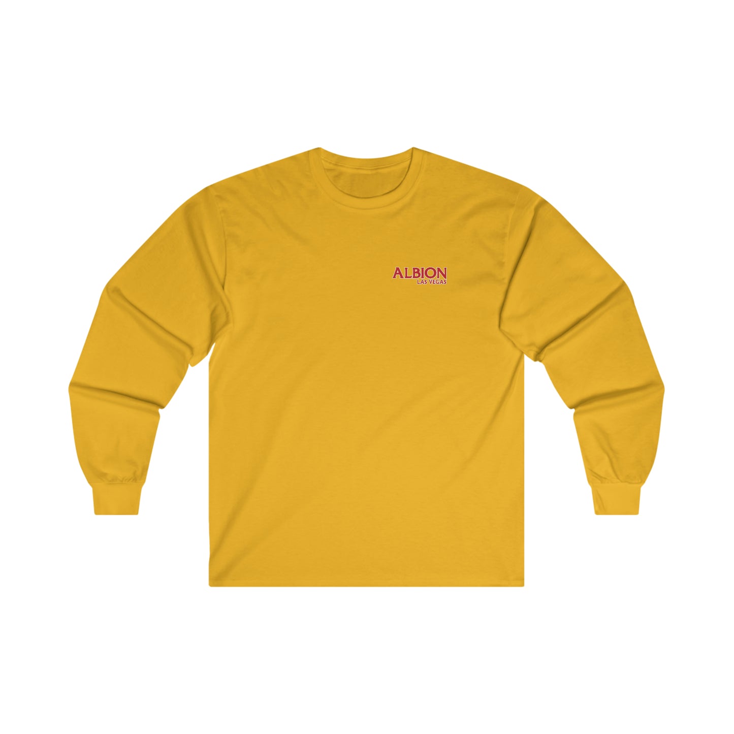 Albion LV Logo Sm Front- Ultra Cotton Long Sleeve Tee (ALB-LV-21-221U)