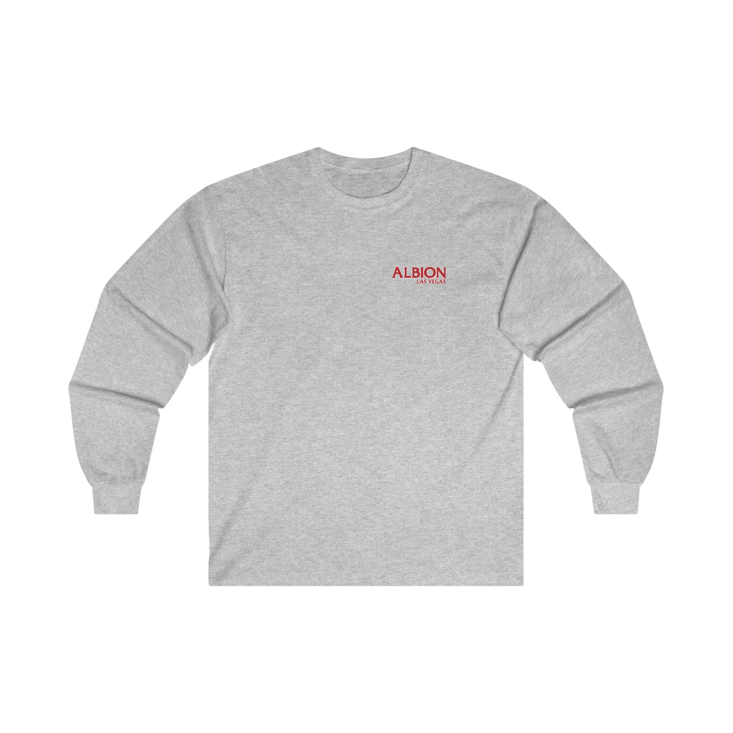 Albion LV Logo Sm Front- Ultra Cotton Long Sleeve Tee (ALB-LV-21-221U)