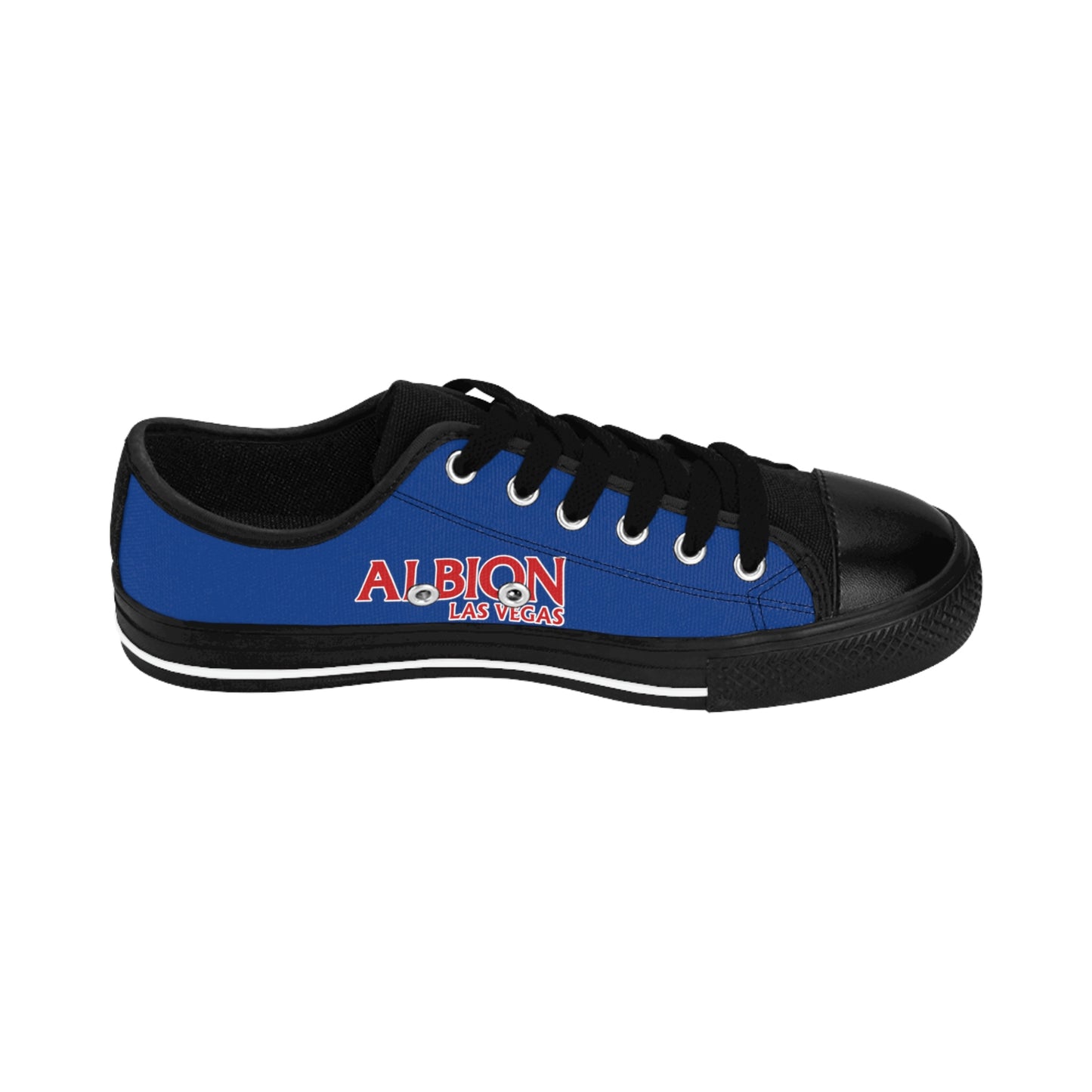 Albion LV Logo- Women's Sneakers- Dark Blue and Black (ALB-LV-42-215W)
