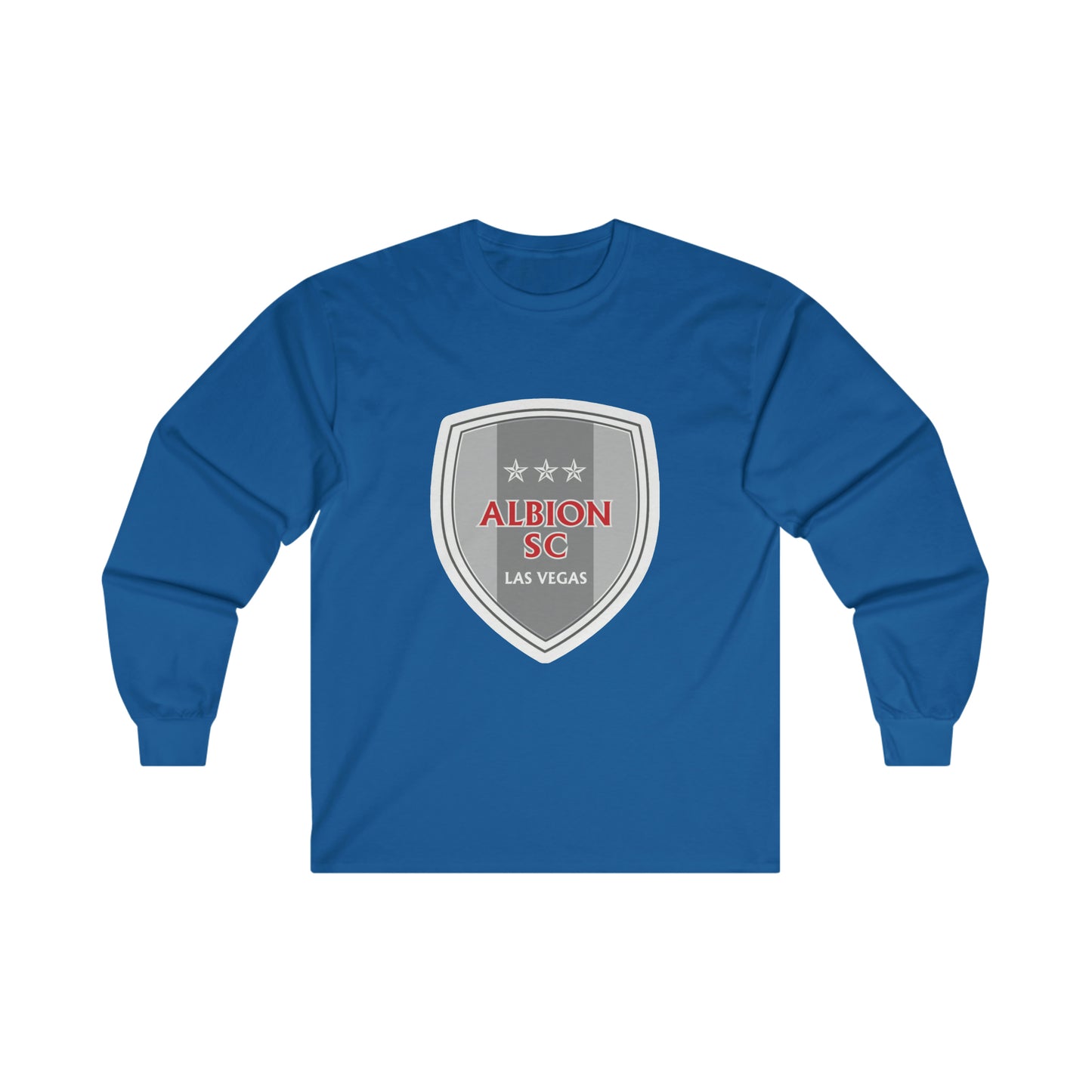Albion LV Shield Lg Front- Ultra Cotton Long Sleeve Tee (ALB-LV-21-213U)