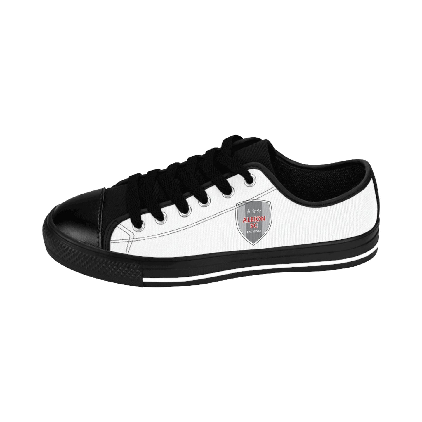 Albion LV Shield- Men's Sneakers- White and Black (ALB-LV-42-100M)