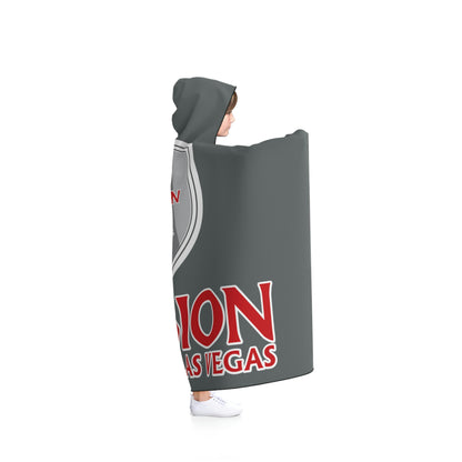 Albion LV Shield & Logo- Kid's Hooded Blanket- DARK GREY (ALB-LV-64-001K)