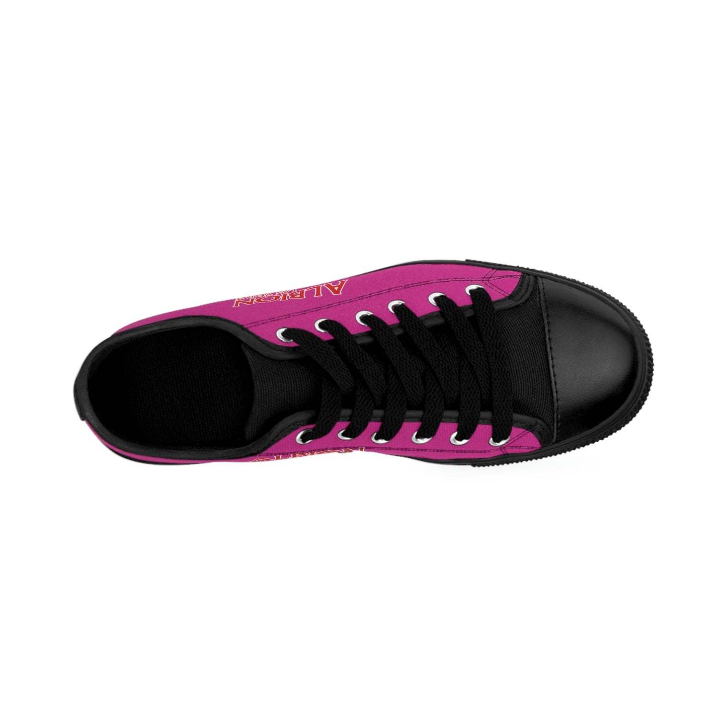 Albion LV Logo- Men's Sneakers- Pink and Black (ALB-LV-42-136M)