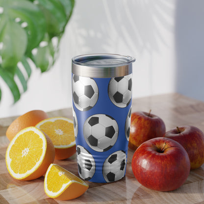 Soccer ball print- Various Colors- Ringneck Tumbler, 20oz (ST-NCP-82-050A)