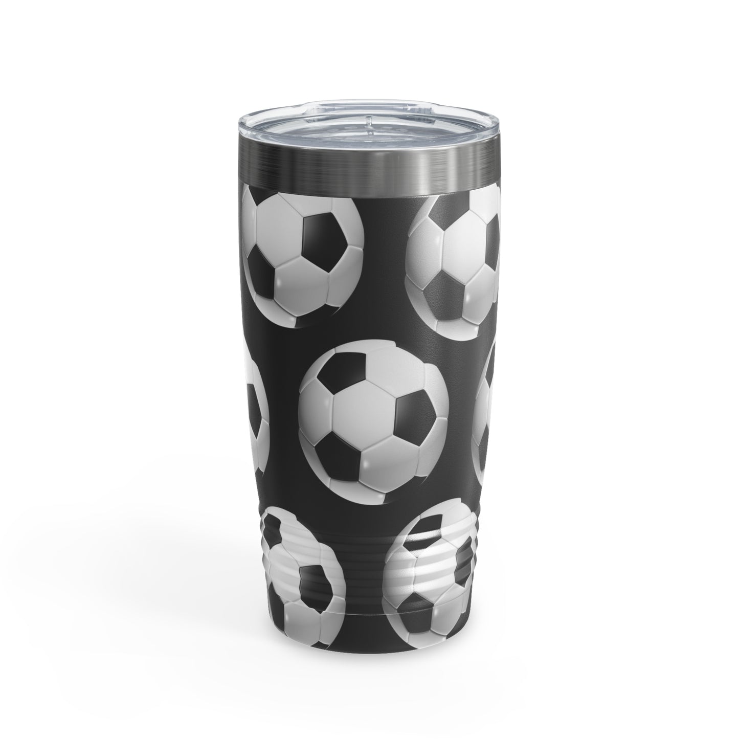 Soccer ball print- Various Colors- Ringneck Tumbler, 20oz (ST-NCP-82-050A)