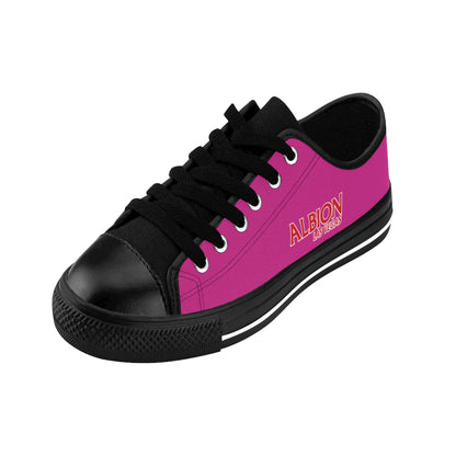 Albion LV Logo- Men's Sneakers- Pink and Black (ALB-LV-42-136M)