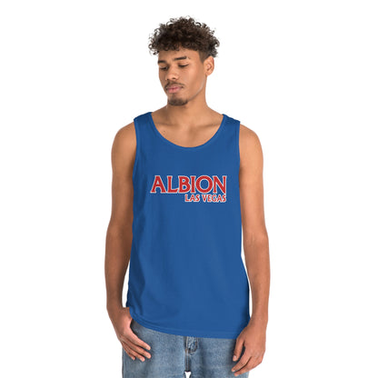 Albion LV Logo Lg- Unisex Heavy Cotton Tank Top (ALB-LV-21-315U)