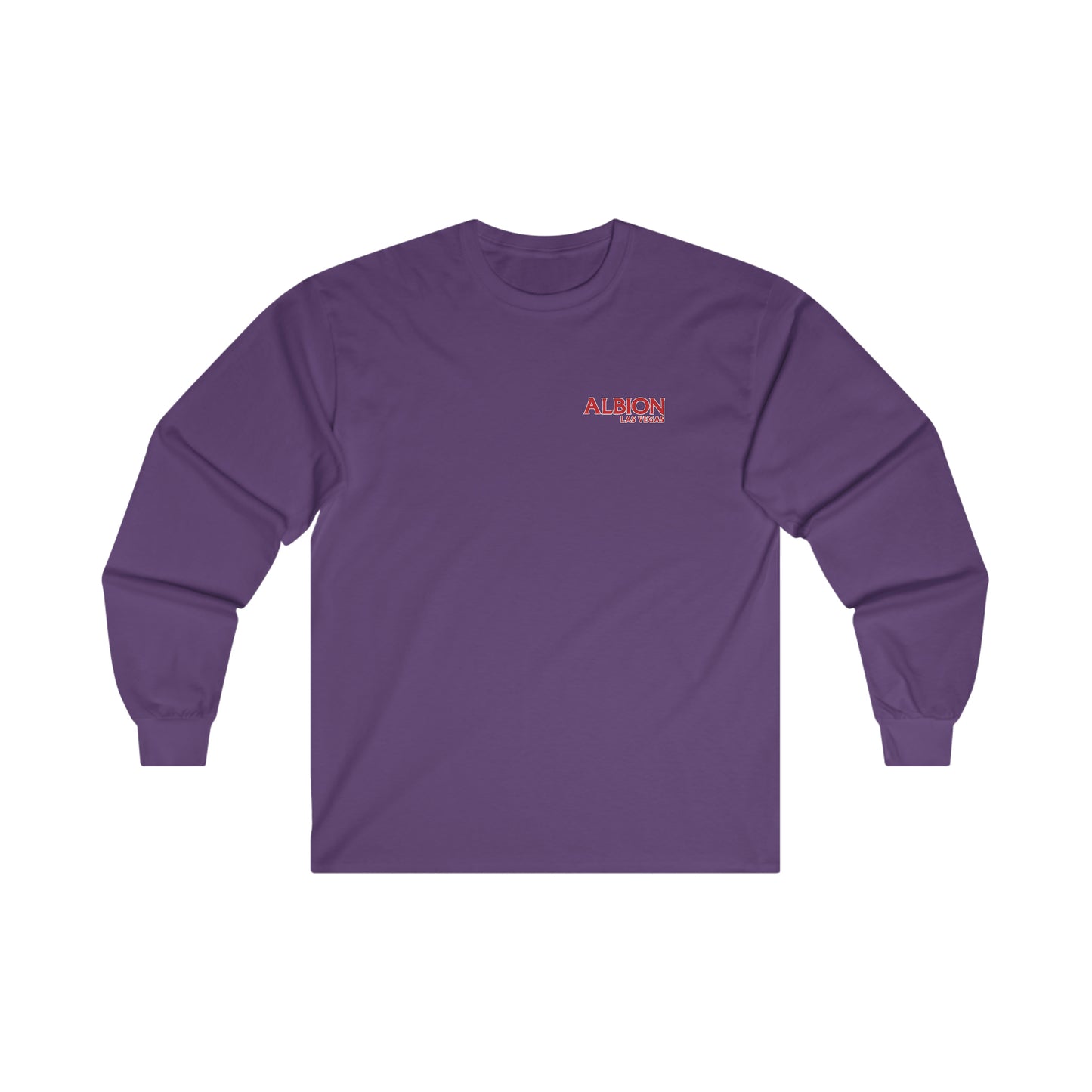 Albion LV Logo Sm Front- Ultra Cotton Long Sleeve Tee (ALB-LV-21-221U)