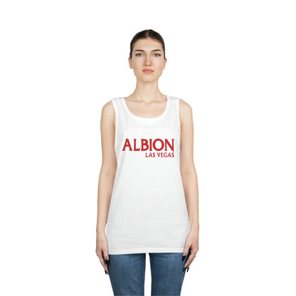 Albion LV Logo Lg- Unisex Heavy Cotton Tank Top (ALB-LV-21-315U)