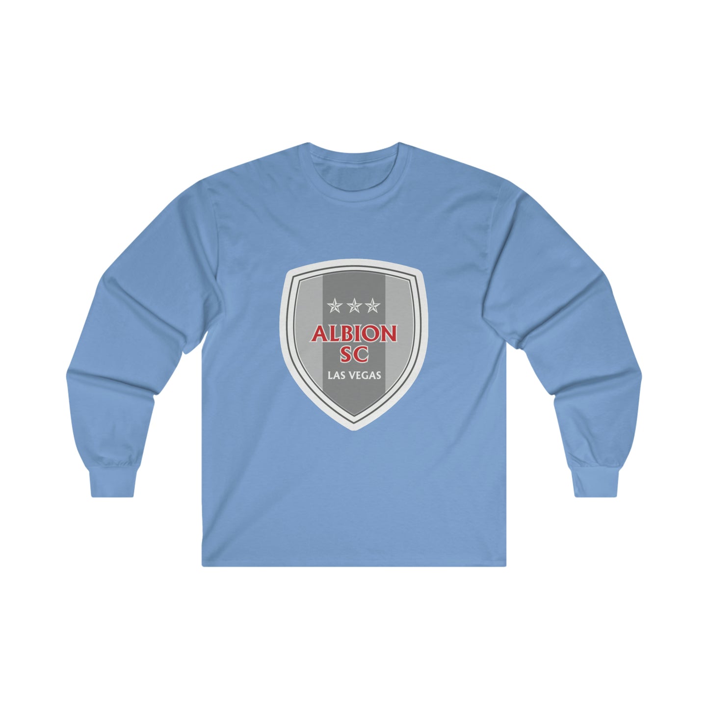 Albion LV Shield Lg Front- Ultra Cotton Long Sleeve Tee (ALB-LV-21-213U)