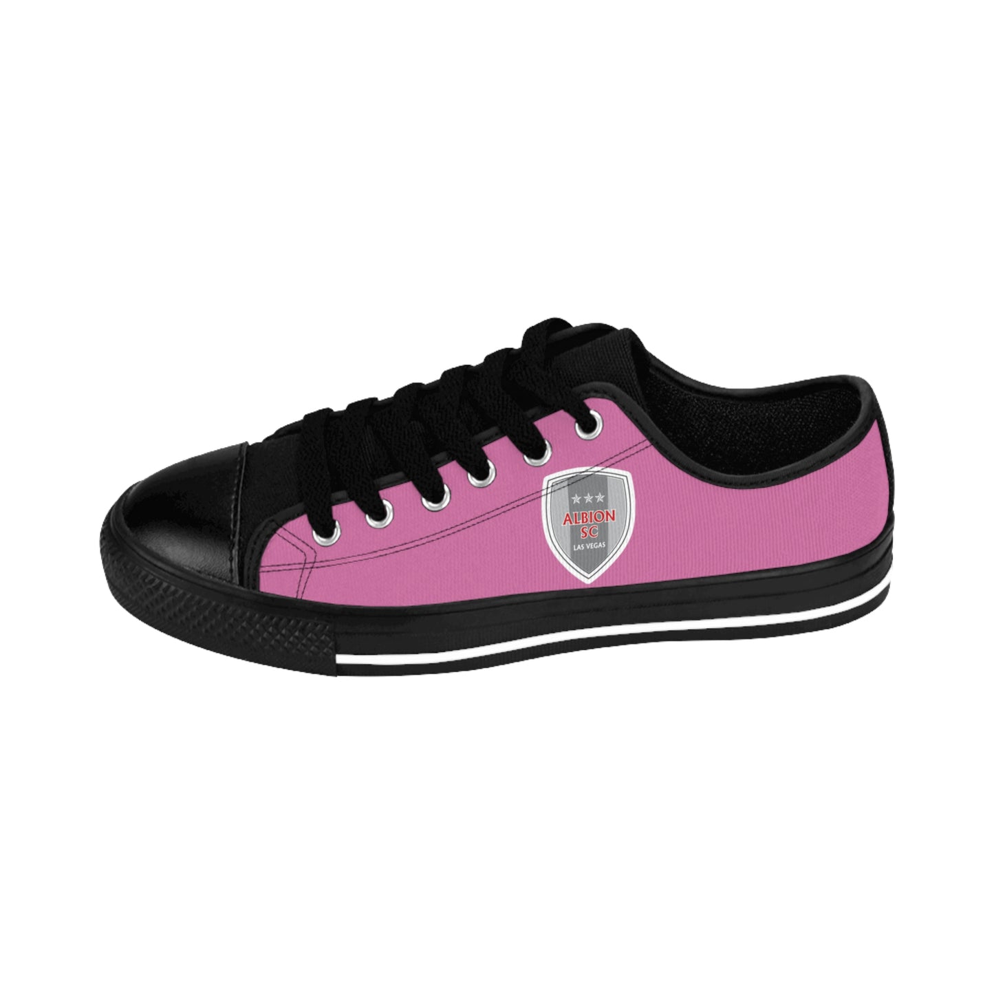 Albion LV Shield- Women's Sneakers- Light Pink and Black (ALB-LV-42-207W)