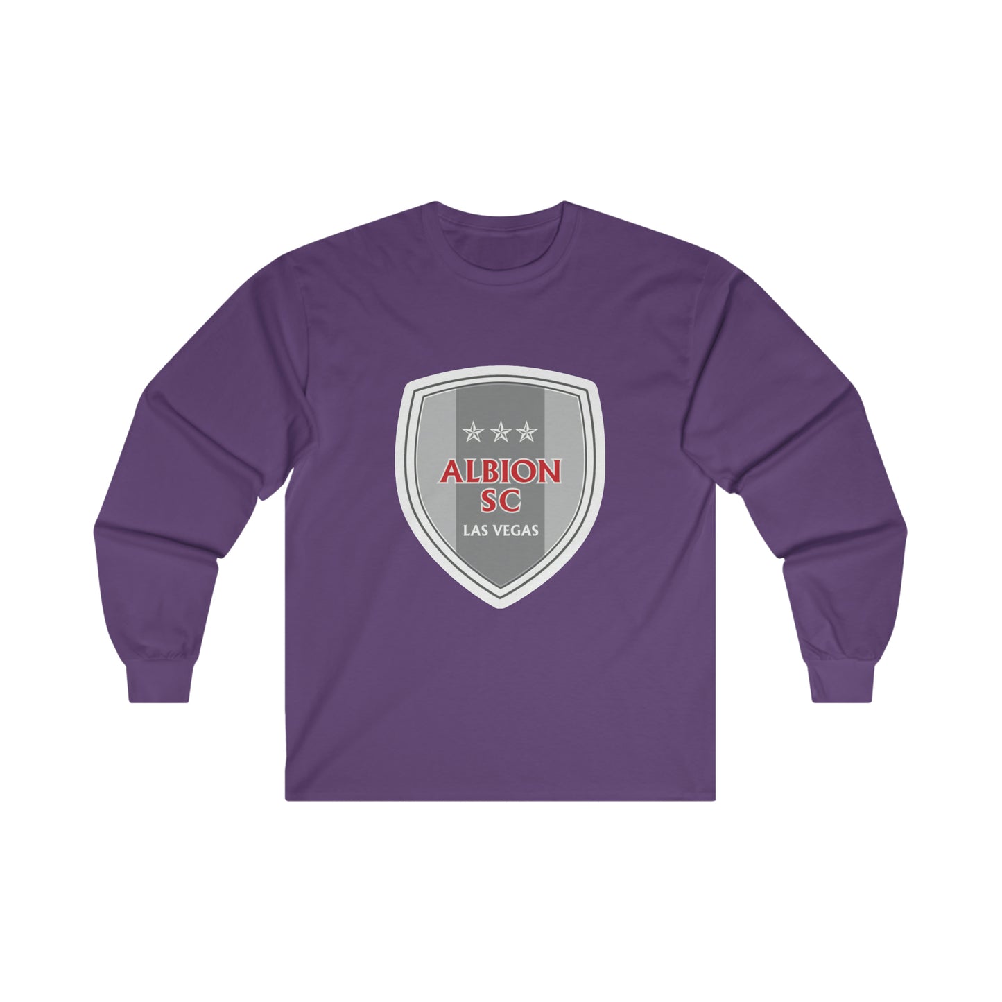 Albion LV Shield Lg Front- Ultra Cotton Long Sleeve Tee (ALB-LV-21-213U)