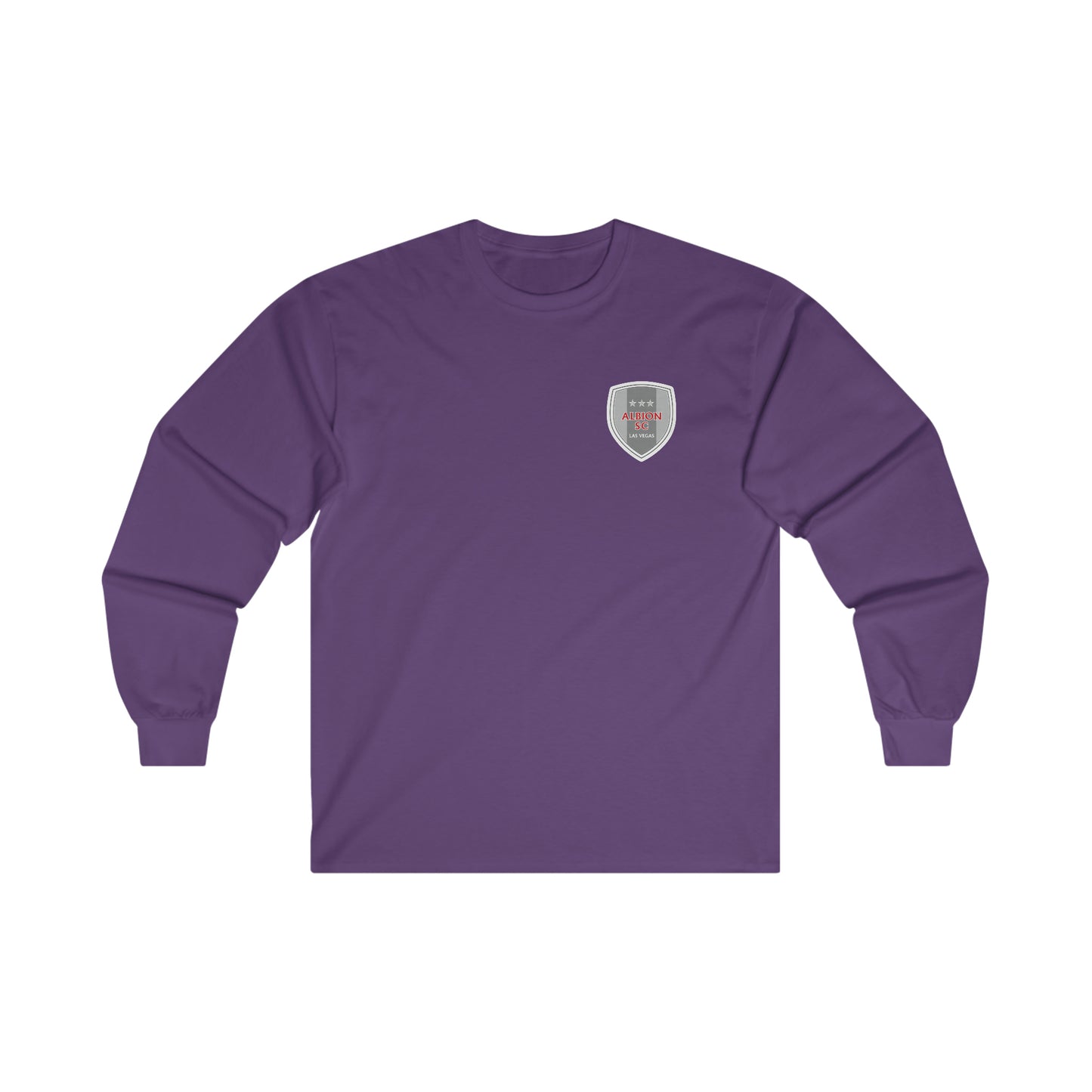 Albion LV Shield Sm Front- Ultra Cotton Long Sleeve Tee (ALB-LV-21-211U)