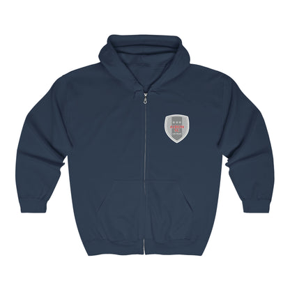 Albion LV Shield Sm Front- Unisex Heavy Blend™ Full Zip Hooded Sweatshirt (ALB-LV-22-511U)