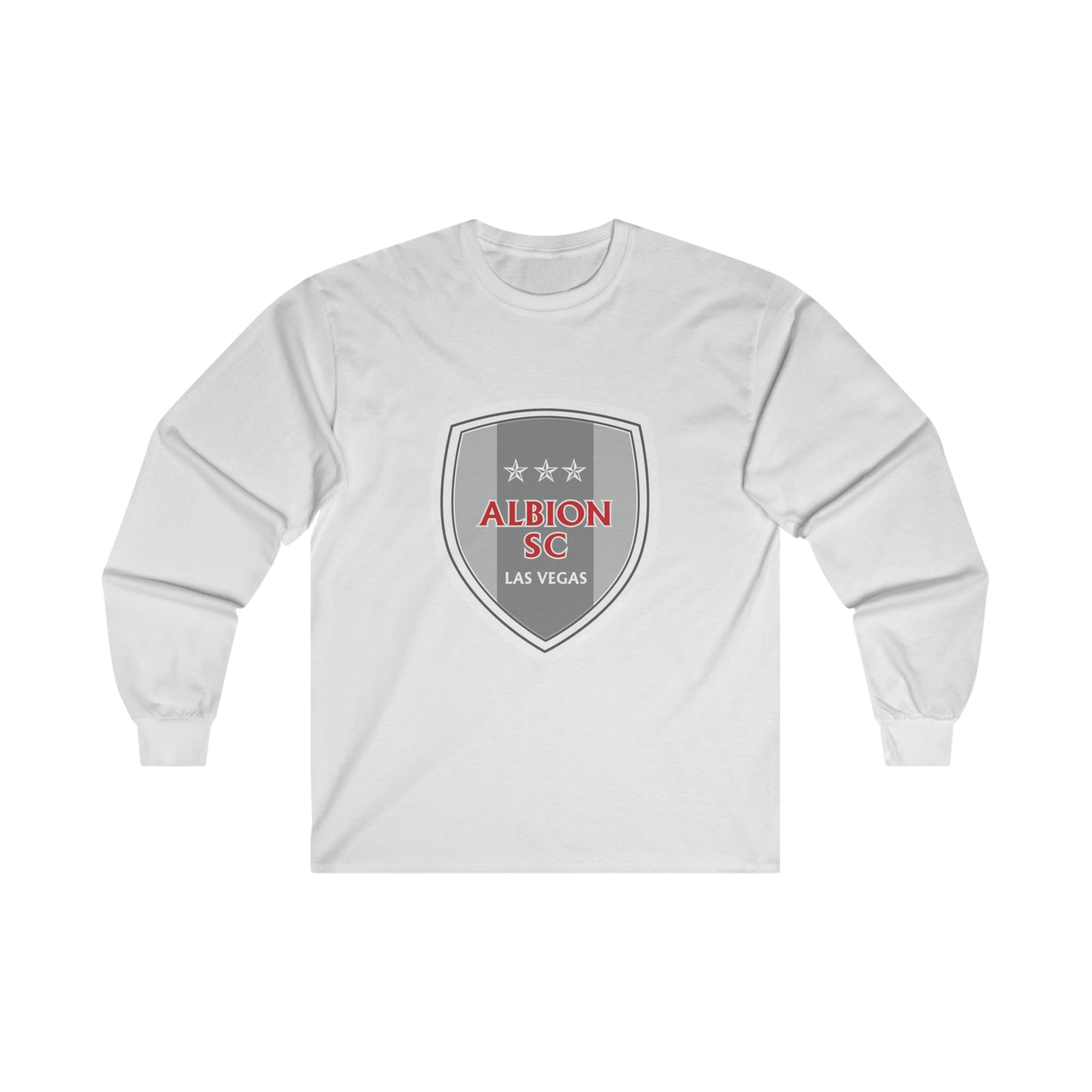 Albion LV Shield Lg Front- Ultra Cotton Long Sleeve Tee (ALB-LV-21-213U)