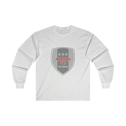 Albion LV Shield Lg Front- Ultra Cotton Long Sleeve Tee (ALB-LV-21-213U)