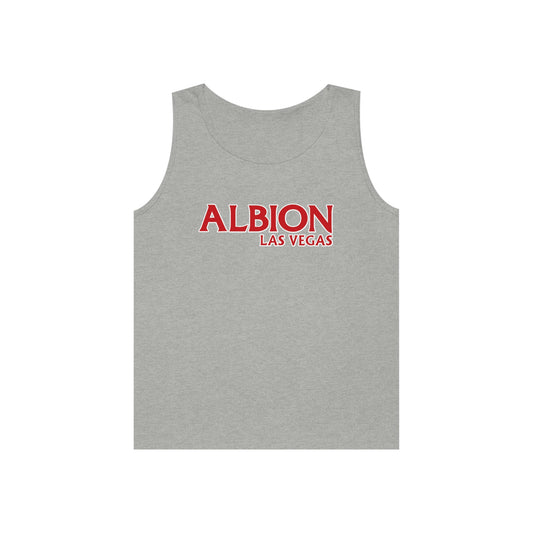 Albion LV Logo Lg- Unisex Heavy Cotton Tank Top (ALB-LV-21-315U)