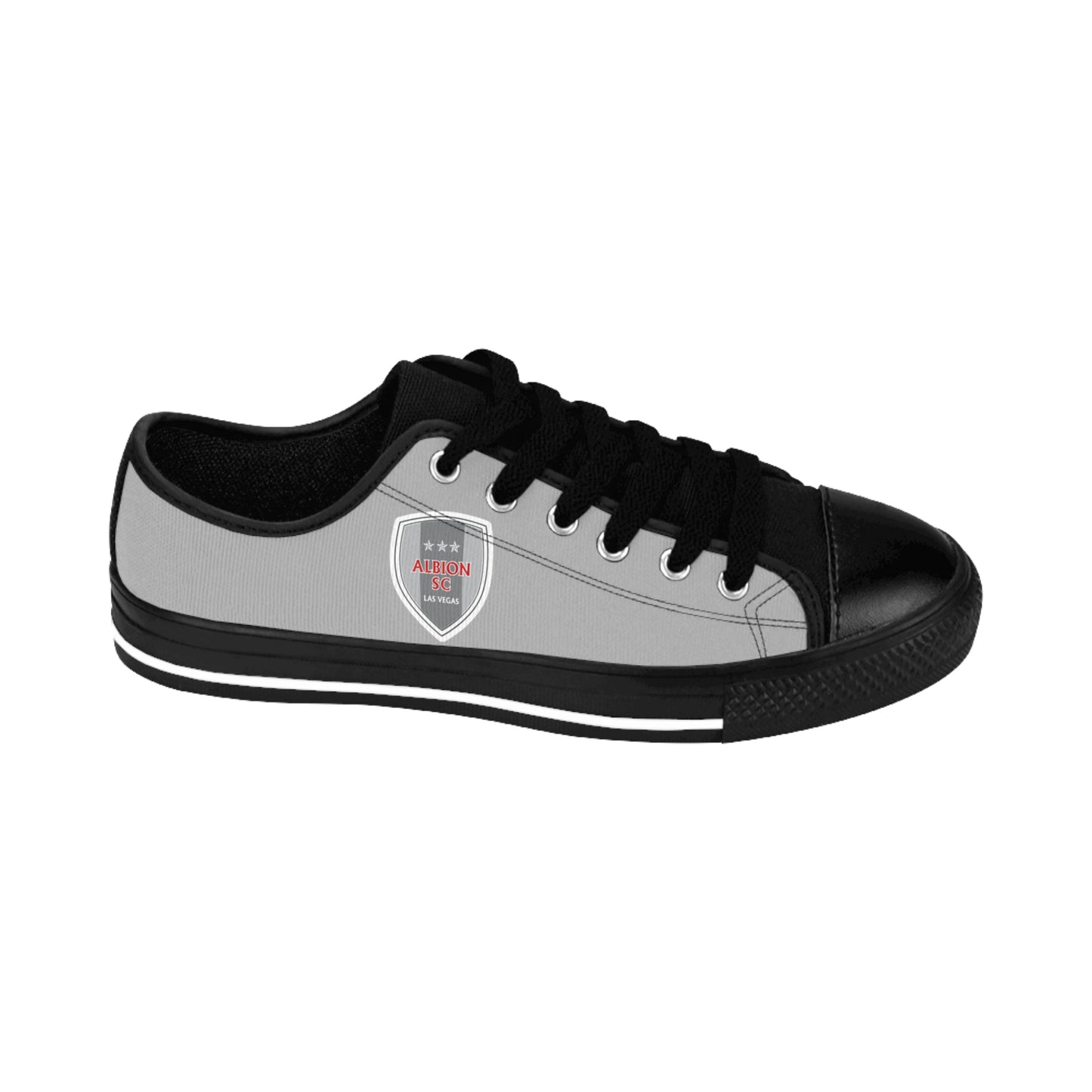 Albion LV Shield- Women's Sneakers- Light Grey and Black (ALB-LV-42-202W)