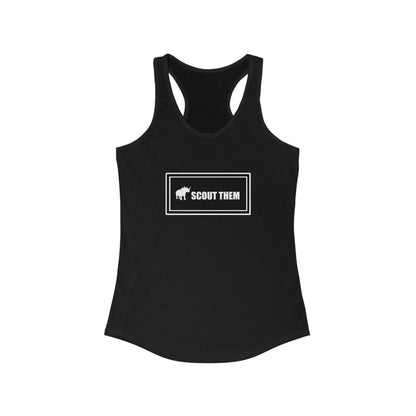 ScoutThem Shield Lg- Women's Ideal Racerback Tank (ST-FGS-21-304W)