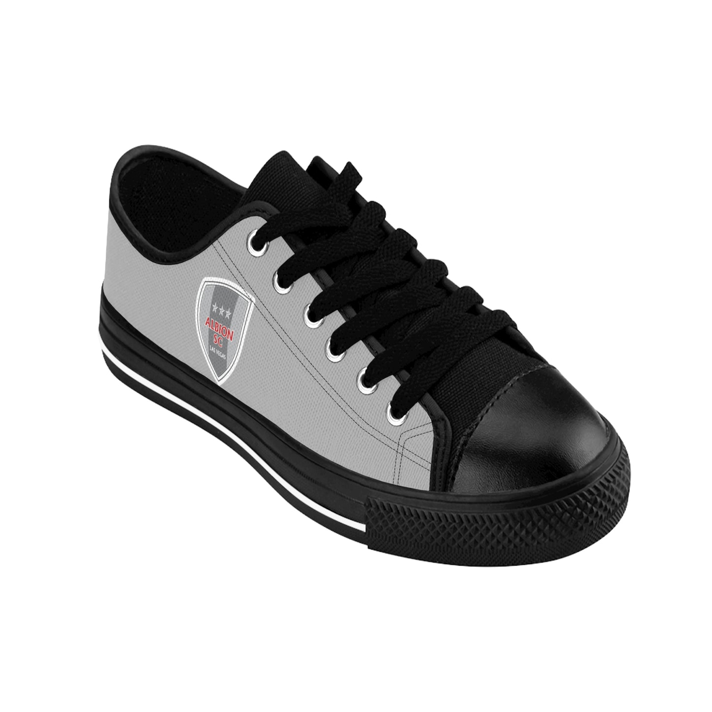 Albion LV Shield- Women's Sneakers- Light Grey and Black (ALB-LV-42-202W)