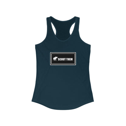 ScoutThem Shield Lg- Women's Ideal Racerback Tank (ST-FGS-21-304W)