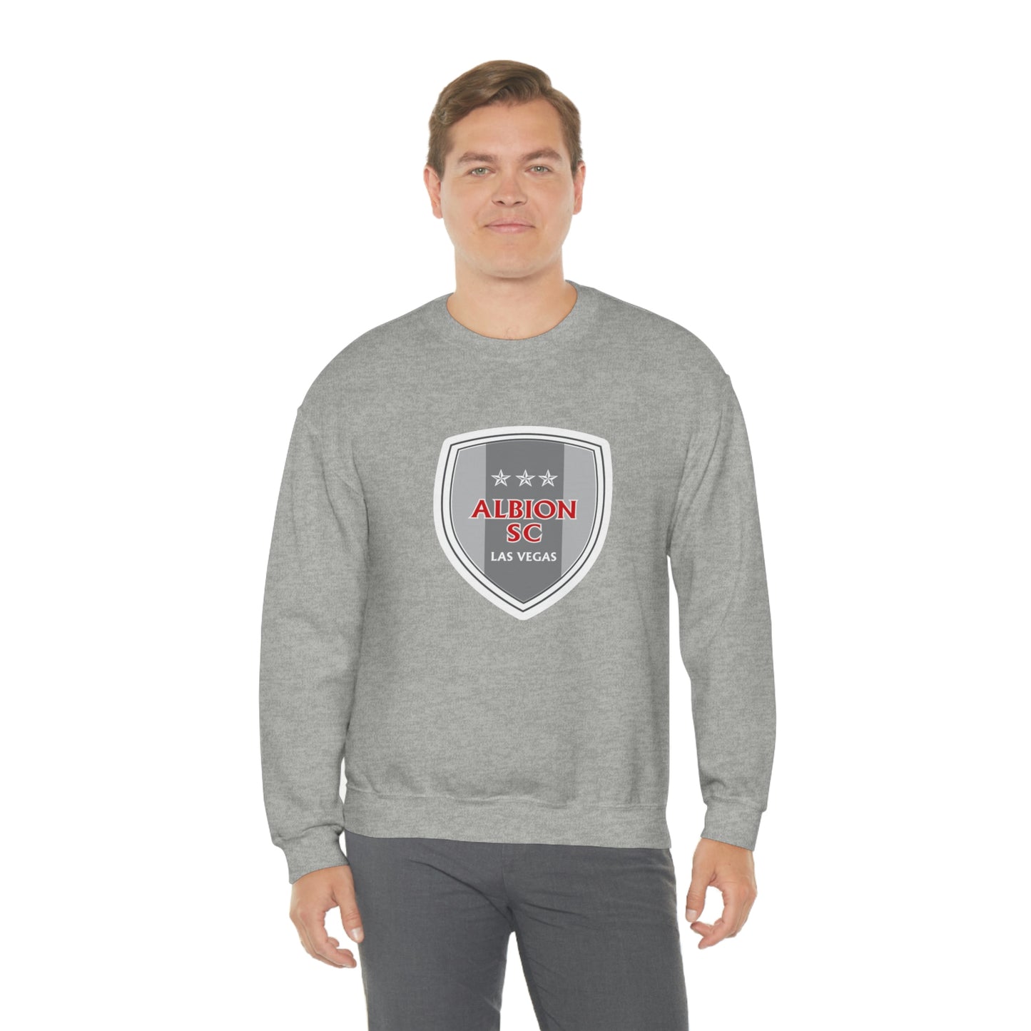 Albion LV- Shield Lg- Unisex Heavy Blend™ Crewneck Sweatshirt (ALB-LV-22-413U)