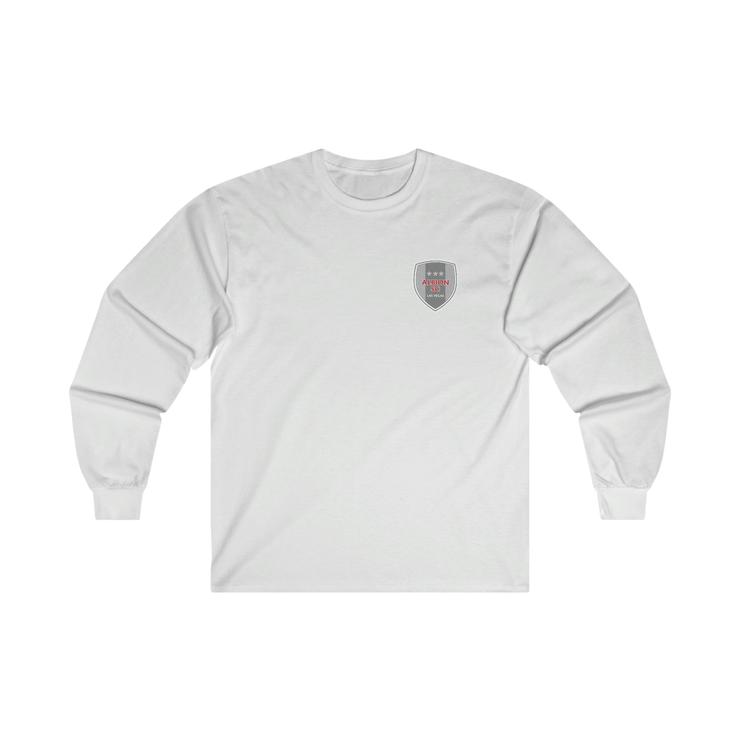 Albion LV Shield Sm Front- Ultra Cotton Long Sleeve Tee (ALB-LV-21-211U)