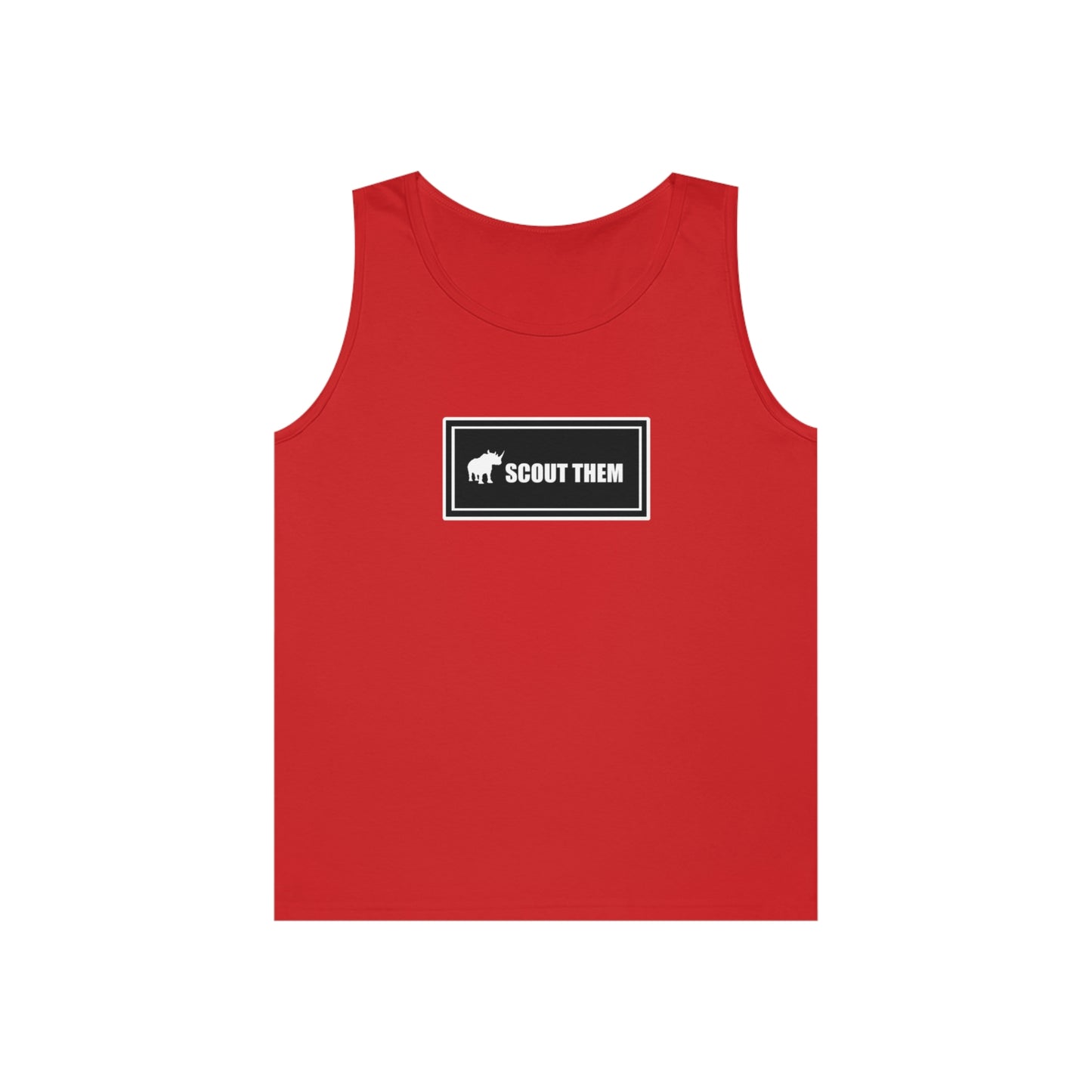 ScoutThem Shield Lg- Unisex Heavy Cotton Tank Top (ST-FGS-21-316U)